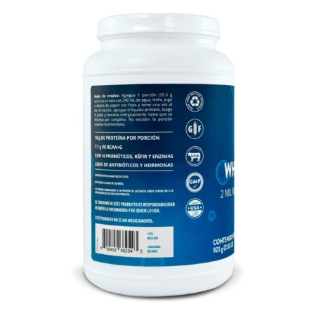 Proteina de suero de leche vainilla 2 libras